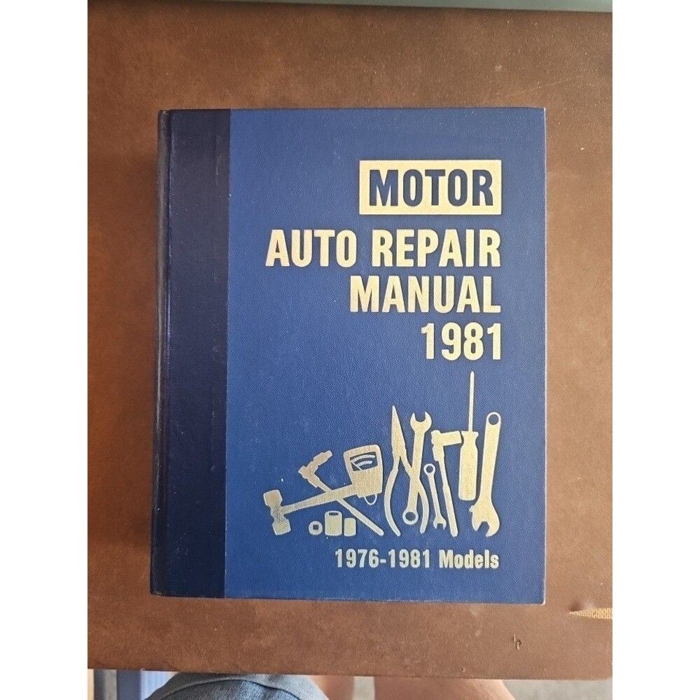 Vintage 1981 Motor Auto Repair Manual 1976-1981 Models 44th Edition 1st Printing